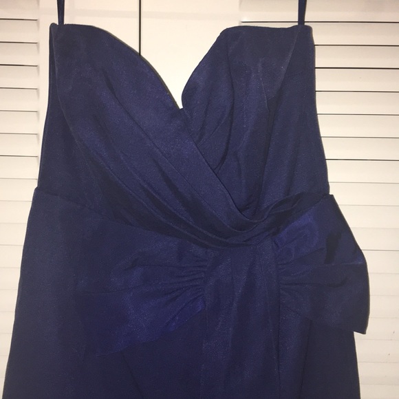 H&M sweetheart Strapless dress with bow detail - Picture 3 of 5